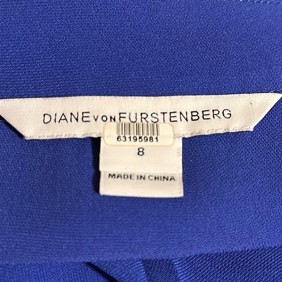 Diane Von Furstenberg DVF Purdy Crepe Jumpsuit Size 8 - Picture 12 of 16
